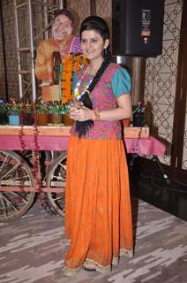Trishika Tiwari at launch of Television serial Lapataganj Ek Baar Phir in Mumbai