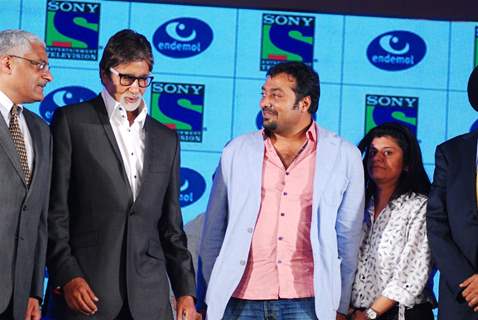 Amitabh Bachchan at the launch of his new 'Fiction Show' for Sony Entertainment Television