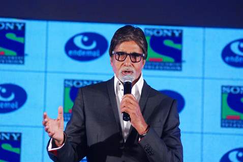 Amitabh Bachchan at the launch of his new 'Fiction Show' for Sony Entertainment Television