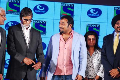 Amitabh Bachchan at the launch of his new 'Fiction Show' for Sony Entertainment Television