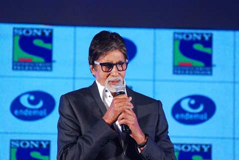 Amitabh Bachchan at the launch of his new 'Fiction Show' for Sony Entertainment Television