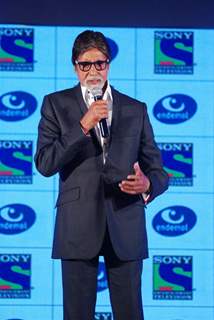 Amitabh Bachchan at the launch of his new 'Fiction Show' for Sony Entertainment Television