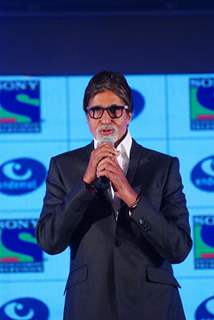 Amitabh Bachchan at the launch of his new 'Fiction Show' for Sony Entertainment Television