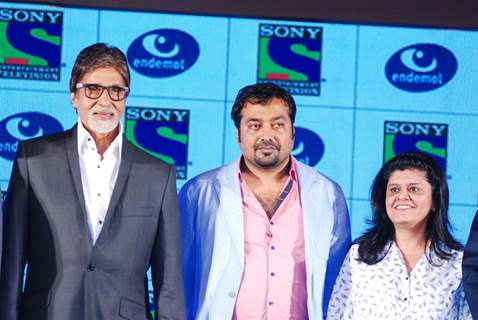 Amitabh Bachchan attended the press conference for announcement of the 'fiction show'