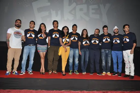 Farhan Akhtar Promotes Fukrey