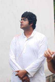 Siddharth Chopra's father's funeral