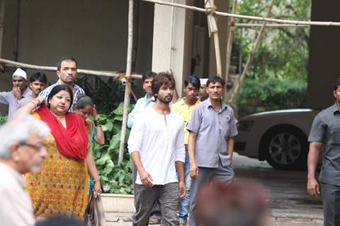 Shahid Kapoor attend Priyanka Chopra's father's funeral