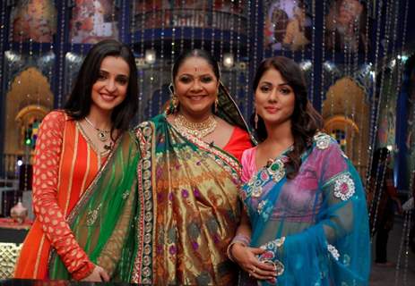 Sanaya Irani ,Hina Khan and  Rupal Patel