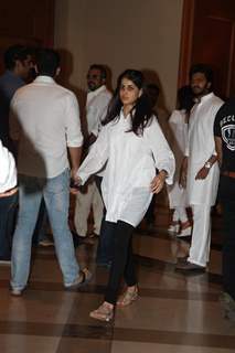 Genelia Dsouza and Ritiesh Deshmukh attend condolence meet of Priyanka Chopra's father Ashok Chopra