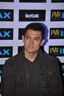 Aamir Khan launching Kotak IMAX PVR Phoenix with Ajay & Sanjeev Bijli