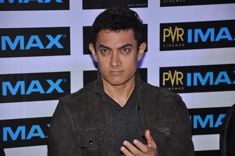 Aamir Khan launching Kotak IMAX PVR Phoenix with Ajay & Sanjeev Bijli