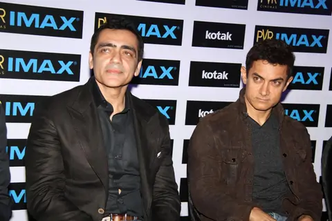 Aamir Khan launching Kotak IMAX PVR Phoenix with Ajay & Sanjeev Bijli