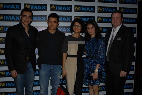 Premiere of movie Man Of Steel at pvr