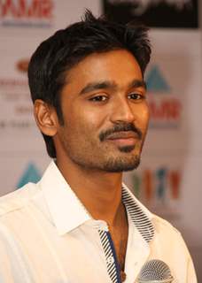 Dhanush at the press meet for the film 'Raanjhanaa' in New Delhi