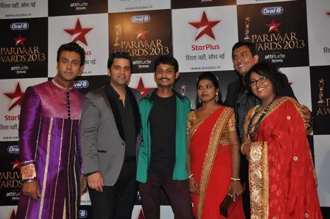 MasterChef team at Star Parivaar Awards 2013