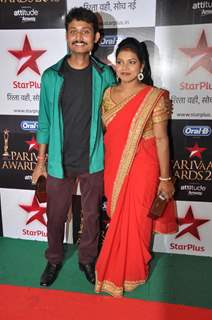 Navneet Rastogi at Star Parivaar Awards 2013