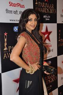 Shilpa Shetty at Star Parivaar Awards 2013