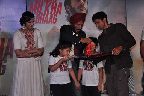 Bhaag Milkha Bhaag Music Launch at PVR ECX in Andheri, Mumbai