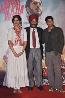 Bhaag Milkha Bhaag Music Launch at PVR ECX in Andheri, Mumbai