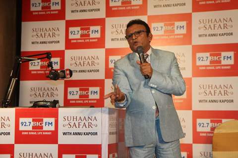 Launch of Annu Kapoor's new show Suhaana Safar for BIG FM 92.7 at Hotel Sun N Sand in Juhu, Mumbai