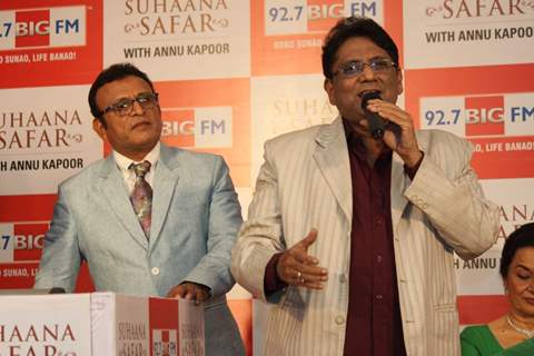 Launch of Annu Kapoor's new show Suhaana Safar for BIG FM 92.7 at Hotel Sun N Sand in Juhu, Mumbai