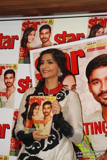 Sonam kapoor at the launch of Magna Star Week's latest issue