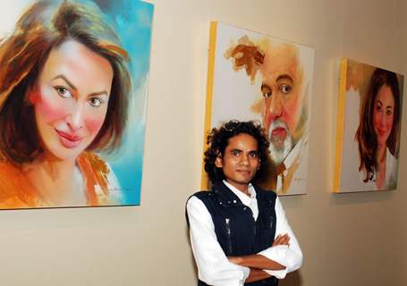 Painting exhibition by Bharat Singh