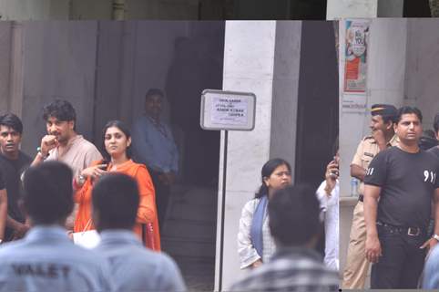 Priyanka Chopra's Father Shok Sabha at Hare Rama Hare Krishna Mandir