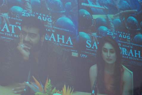 Promotion of upcoming film Satyagraha