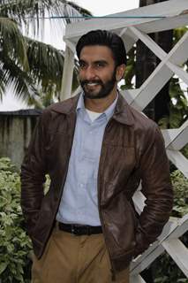 Ranveer Singh On the sets of Uttaran to promote the film Lootera