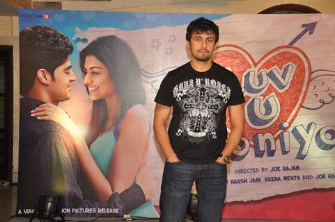 Sonu Nigam at launch of song Pyaar Tera of film Luv U Soniyo