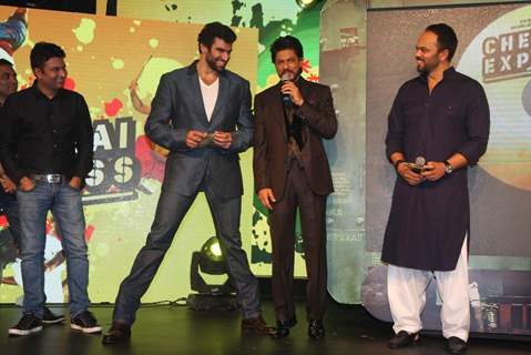 Shah Rukh Khan, Deepika Padukone at film Chennai Express music launch