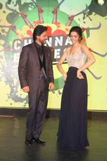 Shah Rukh Khan, Deepika Padukone at film Chennai Express music launch