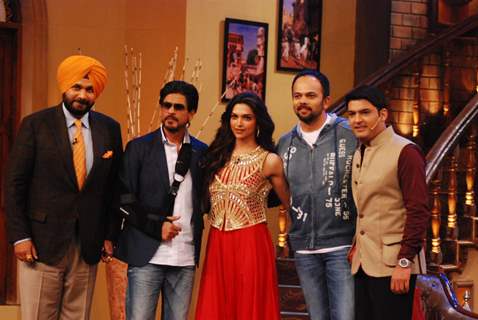 Cast of Chennai Express on the sets Comedy nights with Kapil Sharma