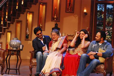 Cast of Chennai Express on the sets Comedy nights with Kapil Sharma