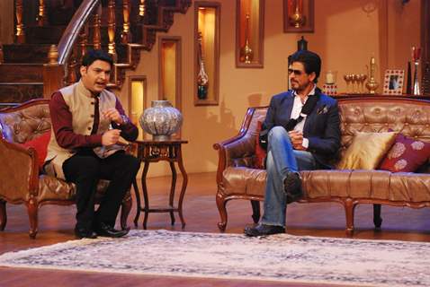 Cast of Chennai Express on the sets Comedy nights with Kapil Sharma