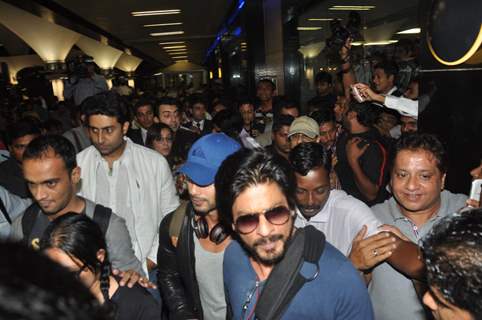 Celebs Arrive from IIFA Awards 2013