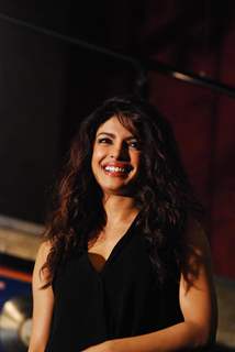 Priyanka Chopra  posed for media during the launch video songs of Exotic featuring pitbull