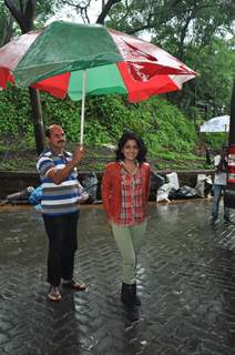 Vishakha Singh at Film Bajaate Rahoo Promotion on the set of CID