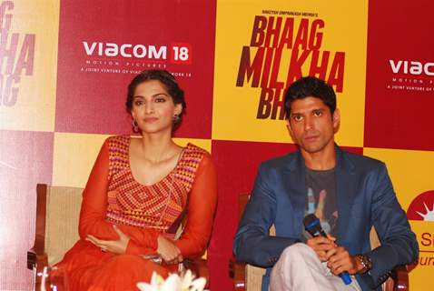 Press conference of film Bhaag Milkha Bhaag