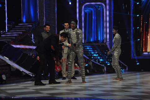 Film D-Day Promotion on Jhalak Dhikhala Jaa Set