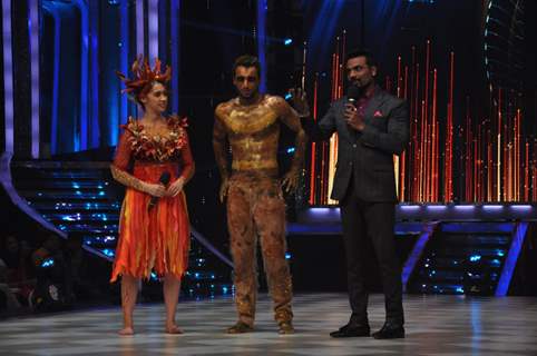 Film D-Day Promotion on Jhalak Dhikhala Jaa Set