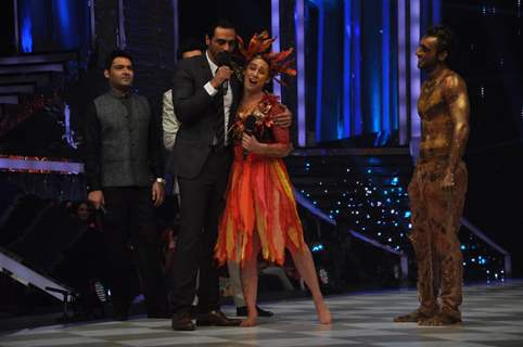 Film D-Day Promotion on Jhalak Dhikhala Jaa Set