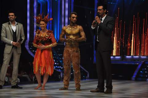 Film D-Day Promotion on Jhalak Dhikhala Jaa Set