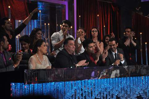 Film D-Day Promotion on Jhalak Dhikhala Jaa Set