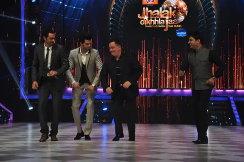 Film D-Day Promotion on Jhalak Dhikhala Jaa Set