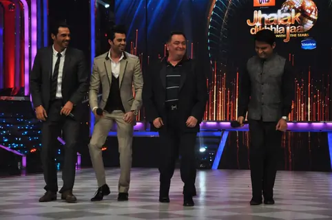 Film D-Day Promotion on Jhalak Dhikhala Jaa Set