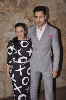 Imran Khan with his wife at special screening of film Ship of Theseus