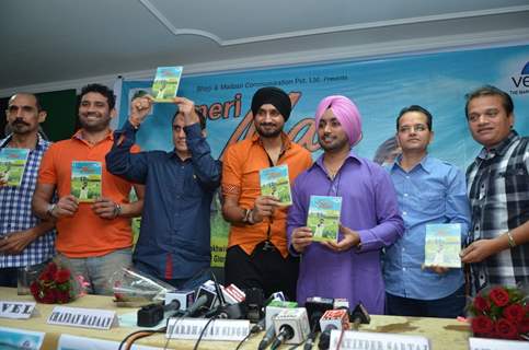 Harbhajan Singh at the Press Conference for his album Meri Maa