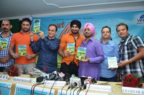 Harbhajan Singh at the Press Conference for his album Meri Maa